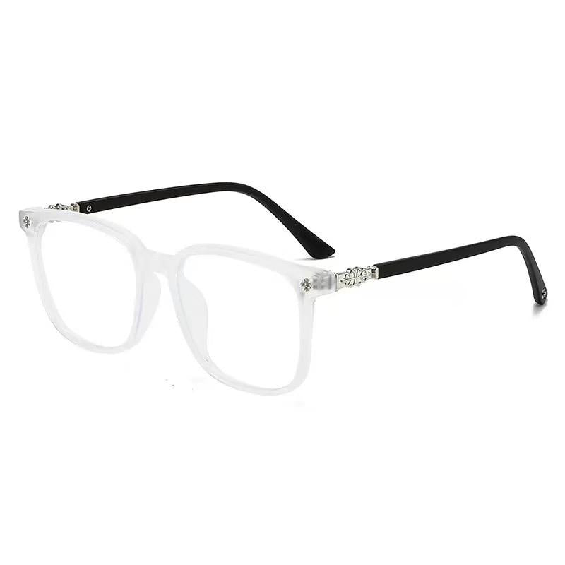 Lyrasses White Square Glasses 1.0