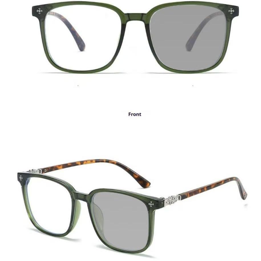 Lyrasses Photochromic Square Glasses 1.0 Available in Black/ Tortoiseshell Green/ Tortoiseshell Brown/ White/ Grey