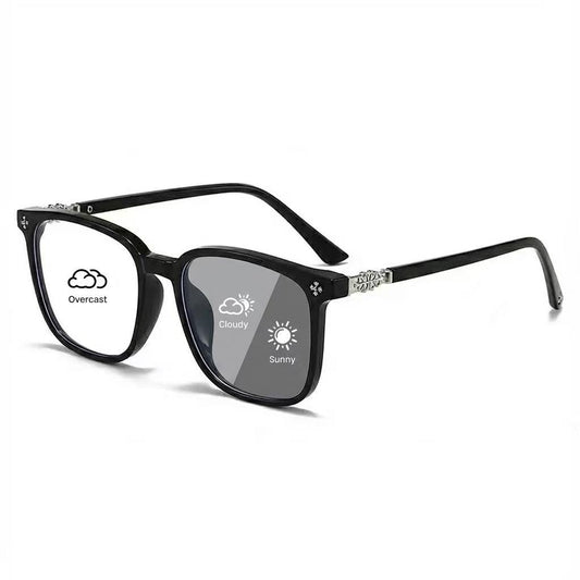 Lyrasses Photochromic Square Glasses 1.0 Available in Black/ Tortoiseshell Green/ Tortoiseshell Brown/ White/ Grey