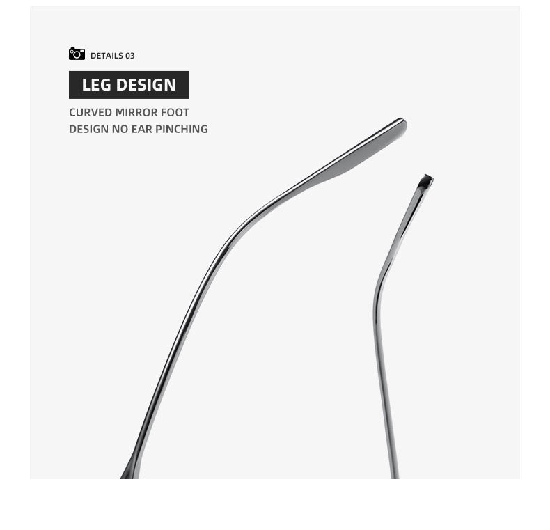 Lyrasses 2.0 LINE Series Square Glasses Available in Black Silver/ Transparent White