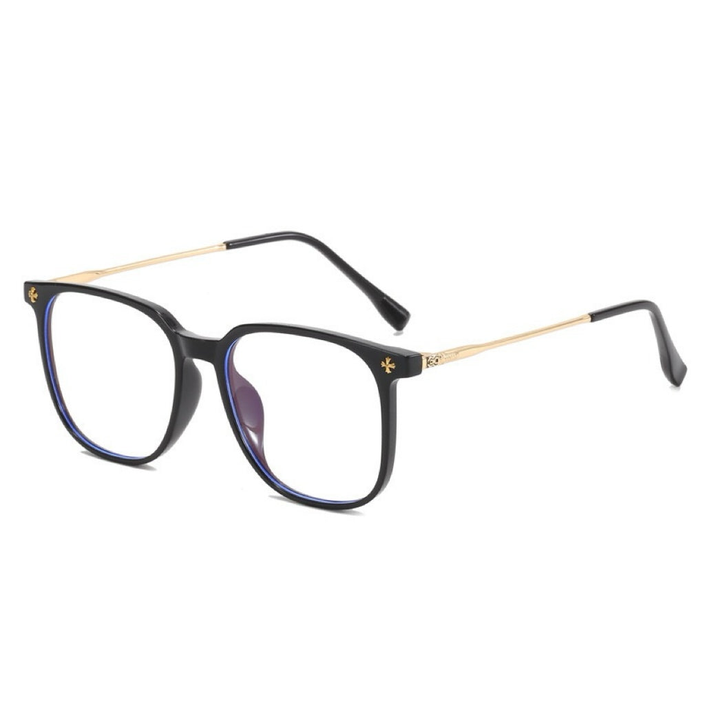 Lyrasses 2.0 Crux Collection Square Glasses Available in Black Gold / Black Silver / Smoke Grey