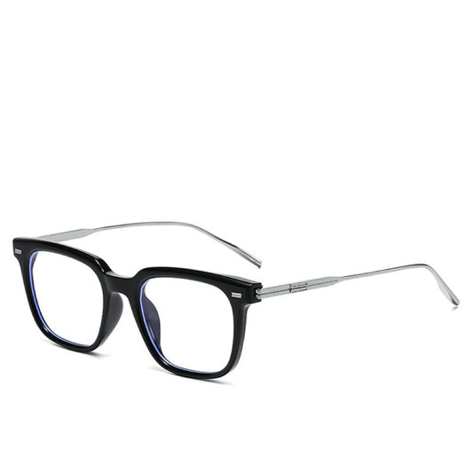 Lyrasses 2.0 LINE Series Square Glasses Available in Black Silver/ Transparent White
