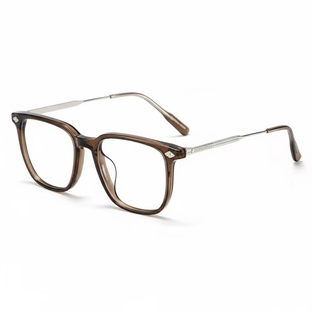 Lyrasses 2.0 FACET Series Square Glasses Available in Black Gold/ Black Silver/ White/ Brown