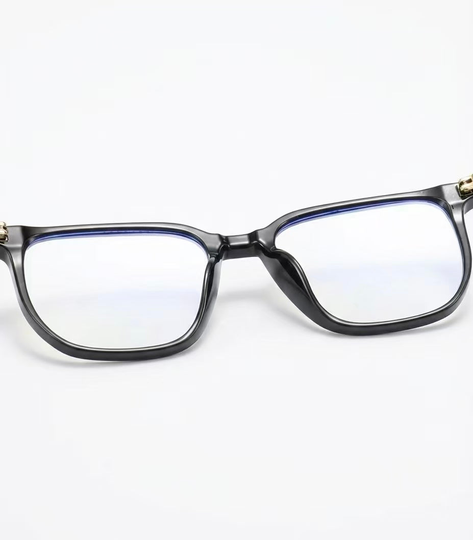 Lyrasses 2.0 FACET Series Square Glasses Available in Black Gold/ Black Silver/ White/ Brown