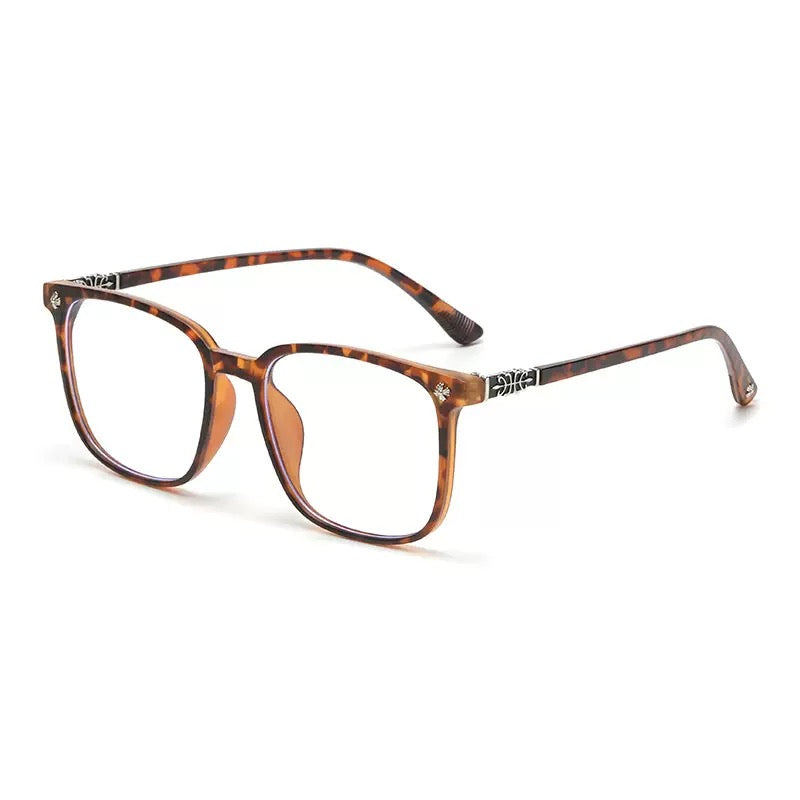Lyrasses Tortoiseshell Brown Square Glasses 1.0