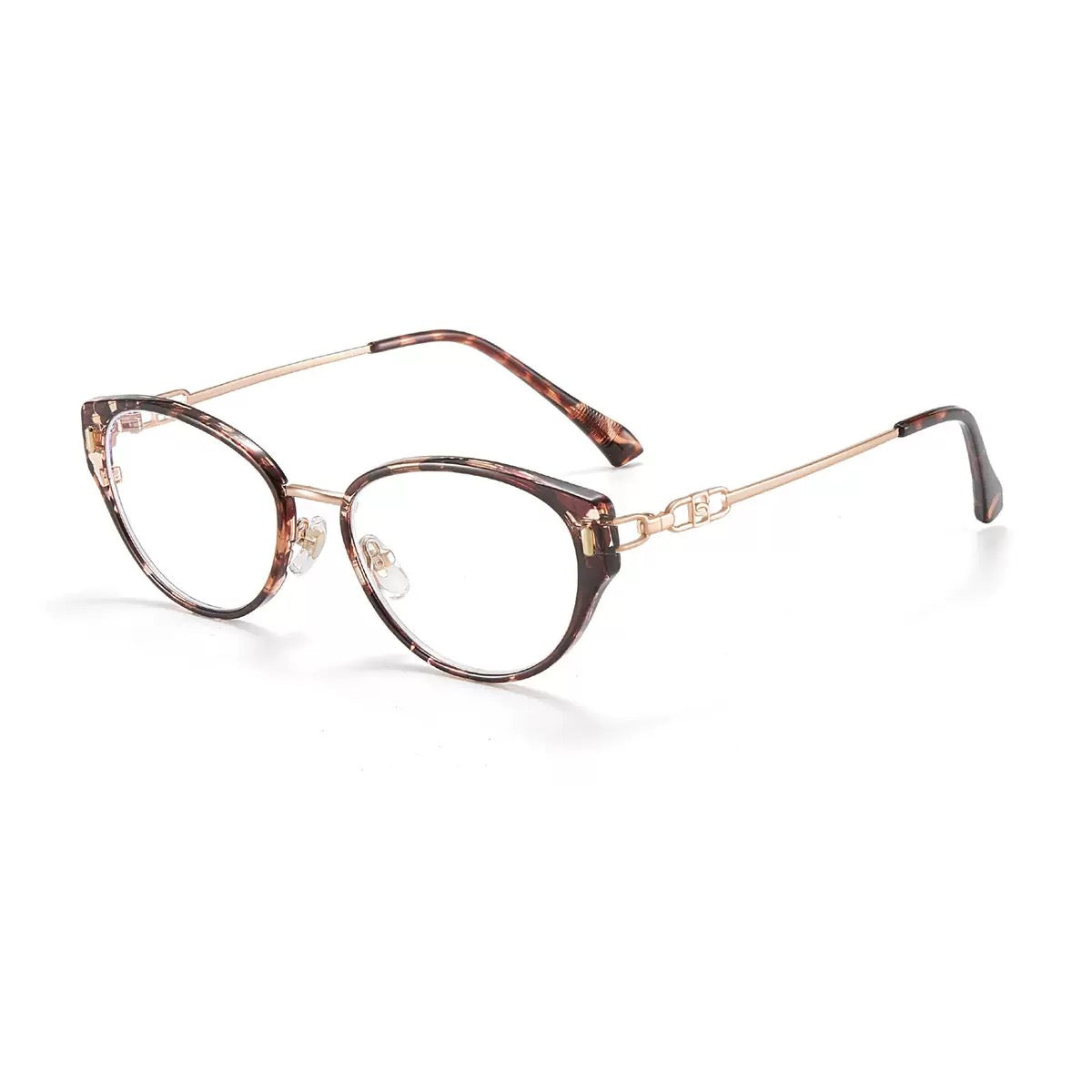 Lyrasses 2.0 Cat-Eye Frames Glasses Available in Tortoiseshell / Tea Brown / Silver Black