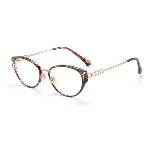 Lyrasses 2.0 Cat-Eye Frames Glasses Available in Tortoiseshell / Tea Brown / Silver Black