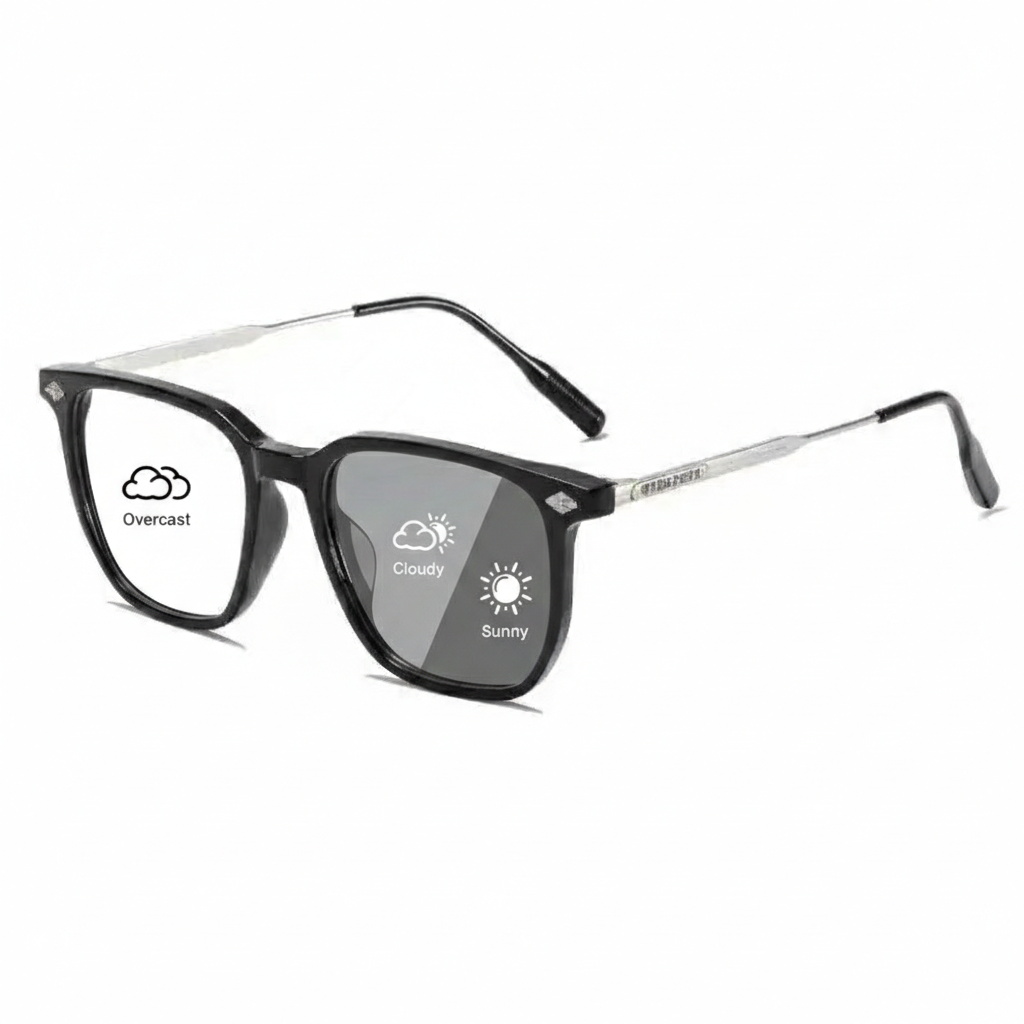 Lyrasses 2.0 FACET Series Photochromic Glasses Available in Black Gold/ Black Silver/ White/ Brown