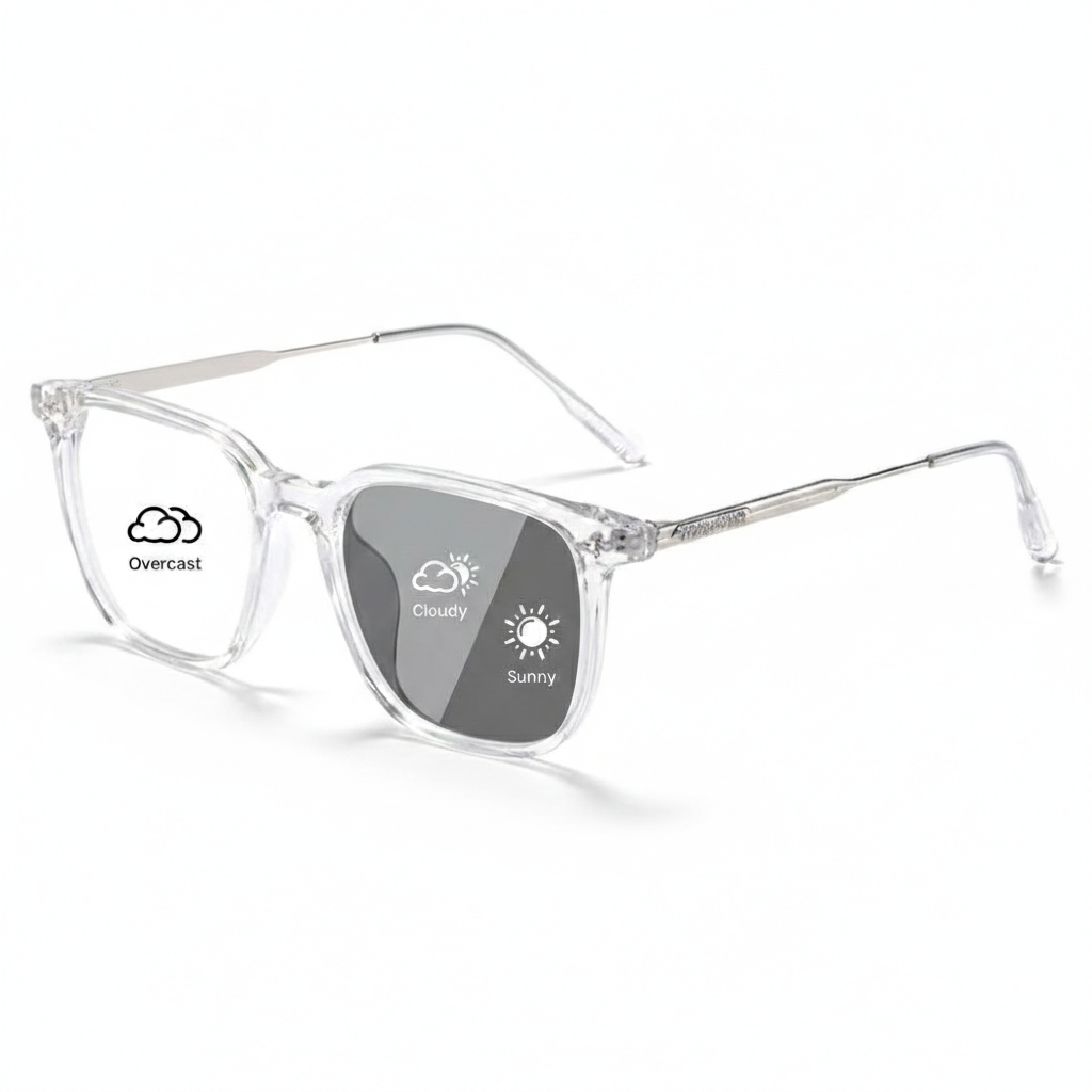 Lyrasses 2.0 FACET Series Photochromic Glasses Available in Black Gold/ Black Silver/ White/ Brown