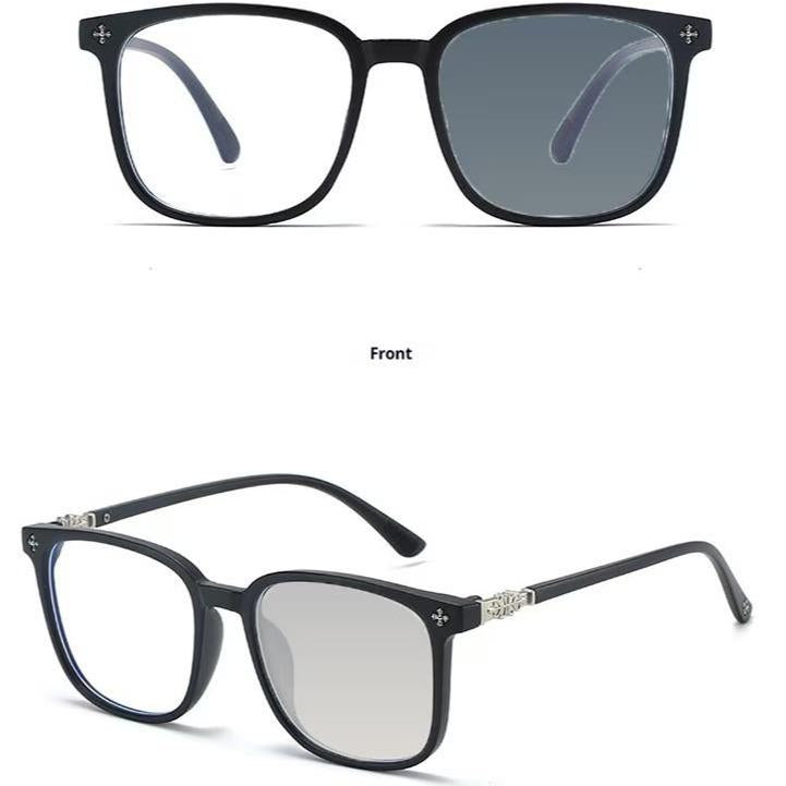 Lyrasses Photochromic Square Glasses 1.0 Available in Black/ Tortoiseshell Green/ Tortoiseshell Brown/ White/ Grey