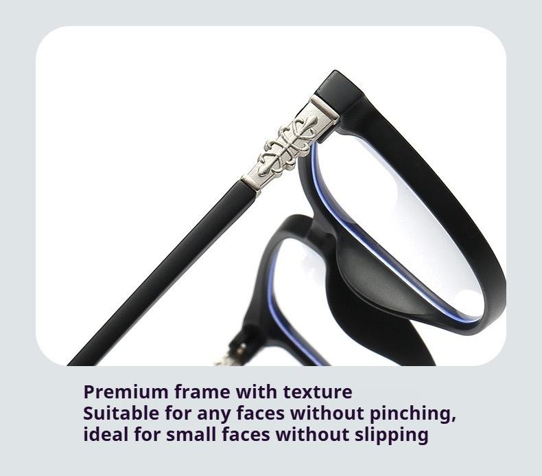 Lyrasses White Square Glasses 1.0