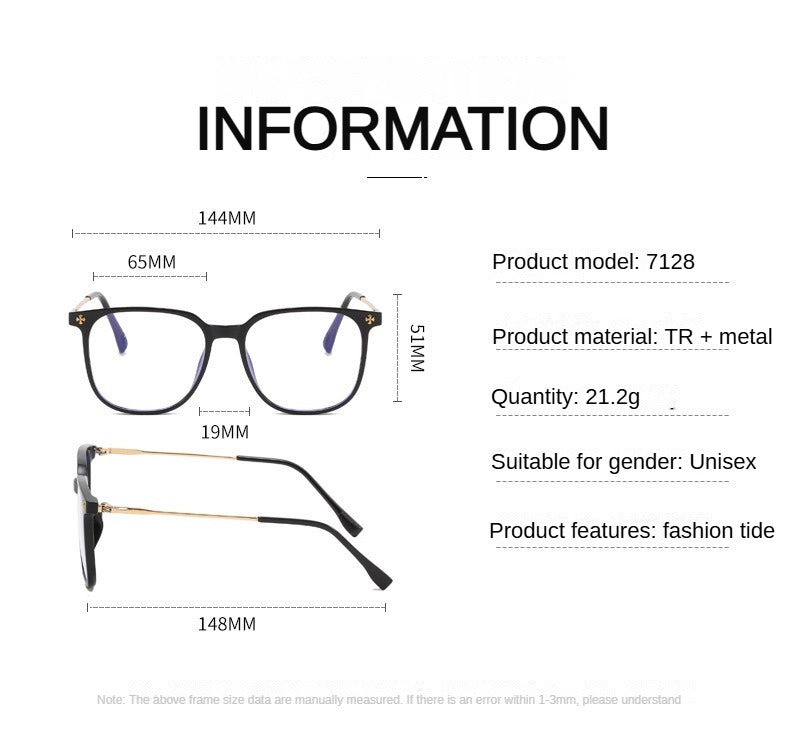 Lyrasses 2.0 Crux Collection Square Glasses Available in Black Gold / Black Silver / Smoke Grey
